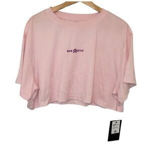 NWT Rawgear Powder Pink Crop Top T-shirt